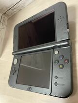 【極美品】Newニンテンドー3DS LL メタリックブラック 本体 タッチペン付き_画像9