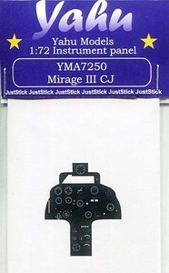 ヤフーモデル（Yahu） YMA7250 1/72 ミラージュIIICJ・着色計器板・AML