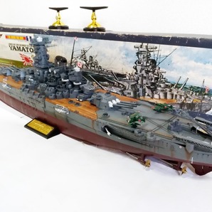 1/200 戦艦 大和 完成品 ライト点灯 ニチモ 全長131.5cm 手渡し優先もしくは佐川急便の画像10