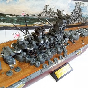 1/200 戦艦 大和 完成品 ライト点灯 ニチモ 全長131.5cm 手渡し優先もしくは佐川急便の画像8