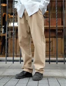 新品 最安値 Caledoor Classic Chino Trousers BEIGE カレドアー サイズL 