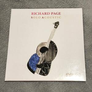 リチャード・ペイジ/SOLO ACOUSTIC/CD+DVD/RICHARD PAGE/AOR