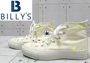 BILLY'S 限定 日本製 CONVERSE ALLSTAR SPARK HI コンバース オールスター スパーク スプラッター 24cm ビリーズ スニーカー