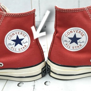 日本未発売 CT70 CONVERSE ALLSTAR CHUCK TAYLOR コンバース チャックテイラー クリムゾンレッド 24cm 70s 復刻の画像10