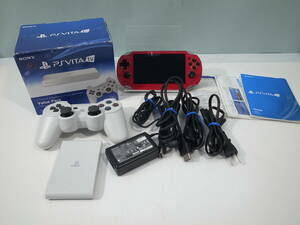 ☆動作品 SONY PSVITA tv Value Pack ヴィータ バリューパック (VTE-1000) 8GBメモリ付+PSVITA 本体 PCH-1000