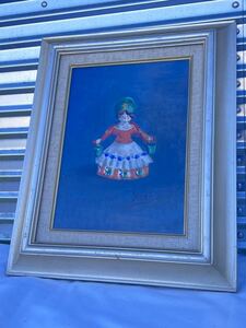 Art hand Auction ◆Obra verdadera◆Pintura al óleo enmarcada F4◆B-374, cuadro, pintura al óleo, pintura abstracta