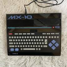 【通電のみ確認済み】CASIO カシオ MSX MX-10 BK パーソナルコンピュータ 本体 ブラック パソコン PC/箱付き_画像3