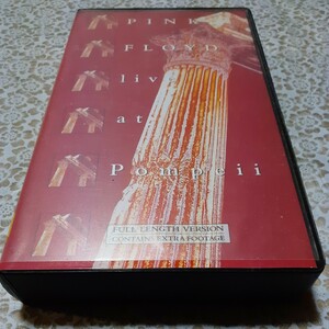 PINK FLOYD LIVE AT POMPEII VHS