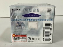 Eu913◆SONY ソニー◆記録媒体 NEIGE 10パック 80分 MD 10MDW80NEB Recordable MiniDisc 録音用ミニディスク 日本製 音楽 未開封 新品_画像3