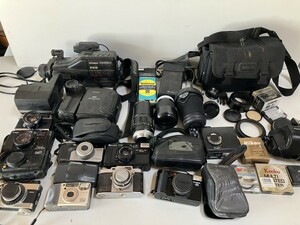 Eu945大量◆カメラ◆まとめて 一眼レフ デジカメ ビデオカメラ MITSUBISHI/SHARP/OLYMPUS/KONICA/Canon 等 ボディ レンズ ポラロイド