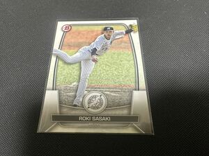 topps npb bowman 2023 佐々木朗希 ベースカード bbm epoch 以外　1円スタート