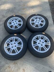 ブリヂストン スタッドレスタイヤ 175/65R15 アルミホイール付き　4本セット　プリウス　アクア　ヴィッツなどに