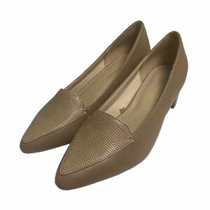  unused goods NATURAL BEAUTY BASIC Natural Beauty Basic heel pumps shoes shoes beige size 23.5cm