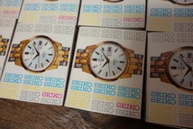 昭和レトロ 世界の時計 SEIKO セイコー Sportsmatic 腕時計 未使用 マッチ箱まとめて30点◆非売品 ノベルティ 販売店 宣伝 広告_画像3