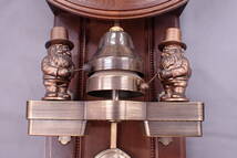 Small World HAPPY HOURS 4MJ694RH 2699N リズム時計工業 壁掛け時計 振り子時計 スモールワールド TRADITIONAL BELL RINGER E11001_画像4