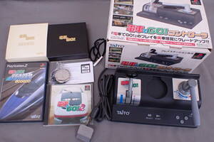 PlayStation TAITO 電車でGO! 特製鉄道時計 コントローラー SLPH-00051 ソフト 4点まとめ Z11096