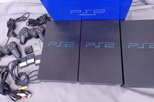 SONY PlayStation2 PS2 SCPH-10000 SCPH-18000 SCPH-30000 ゲーム機 本体 3点まとめ Z11104