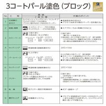 関西ペイント HB 調色 トヨタ 4X3 オレンジパールクリスタルシャイン カラーベース・パールベース500g（希釈済）セット（3コート）Z25_画像6