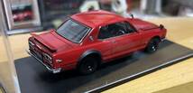 1/43 京商　ニッサン スカイライン　2000 gt-r KPGC10 スタンダード　ホイール　レッド　05516 R_画像3