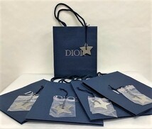 DIOR ディオール メンズ　紙袋　ショッパー　５枚セットチャーム付き_画像1