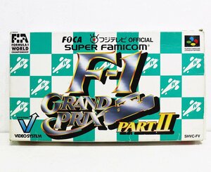 SFC (スーパーファミコン) F-1 GRAND PRIX PARTⅡ / 箱・説明書付き / メール便可 / R04270