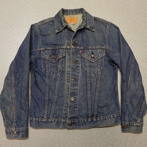 vintage 70s 80s Levi's USA製 70505-0217 4th 刻印522 リーバイス スモールe Gジャン デニムジャケット 36 38 ビンテージ