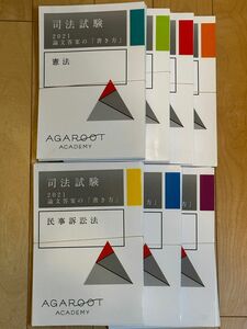 【裁断済】アガルート 2021 司法試験 論文答案の「書き方」（7科目）