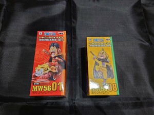 ワンピース ワールドコレクタブルフィギュア 2種 セット 送料無料 MUGIWARA56 ルフィ ウソップ