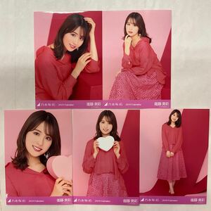 乃木坂46 衛藤美彩 2019 バレンタイン 生写真 5枚セット NG2040