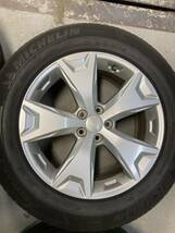 スバル純正　SJ系？フォレスターアルミホイール4本セット中古品　17インチ7J ET48 225/60R17_画像4