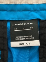 即決 NIKE GOLF ナイキゴルフ ドライフィット ゴルフパンツ ゴルフウェア メンズ W29 ターコイズブルー ウエスト約76㎝ レディース_画像5