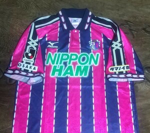 [値下げ交渉] 2000-2003年 セレッソ大阪 MIZUNO MADE IN JAPAN 検)2001 2002 CEREZO OSAKA Yanmar 凸凹コンビ 森島 西澤 大久保 日本製