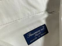 新品　フィナモレ（伊）　フォーマルハンドメイドシャツ４２②白　ＡＲＵＭＯ生地　極上品　ダブルカフス　定価４．６万円_画像5
