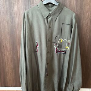 【新品未着用】H アッシュ 中目黒 ヴィンテージ 古着 刺繍シャツ