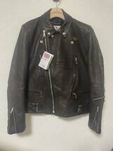 超希少！ 新品！ Lewis Leathers ルイスレザー The Real McCoy's リアルマッコイズ コラボ Lightning ライトニング 391T size42_画像2