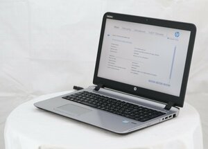 hp ProBook 450 G3 -　Core i3 6100U 2.30GHz 4GB ■現状品