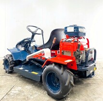 オーレック ,ラビットモア, 乗用草刈機 RM80ＪＤ , （替刃)交換新品、セルスタート式 芝刈機 、全塗装、 動作確認済み (453)_画像6