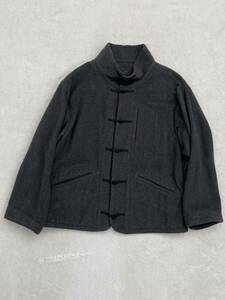 PORTER CLASSIC size3 CASHMERE CHINESE JACKET カシミアチャイニーズジャケット ポータークラシック メンズ カシミヤ (KI)