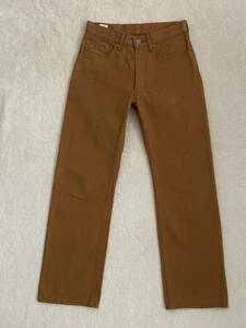 ANATOMICA size30/31 618 ORIGINAL BROWN DUCK アナトミカ ブラウンダック パンツ ダック地 フレンチワーク