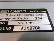 (S-3156)ROLAND マルチトラックレコーダー VS-880 通電確認のみ 現状品_画像6