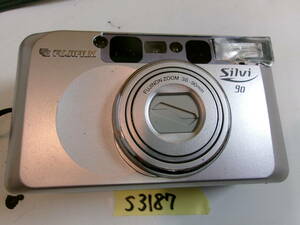 (S-3187)FUJIFILM コンパクトカメラ SILVI90 簡易動作確認済み ※シャッターフラッシュok