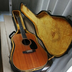 動作未確認 アコースティックギター Jumbo ジャンボ acoustic guitar ジャンク品　ハードケース 111602w