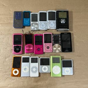 動作未確認 ジャンク品 大量 18点まとめ売り ウォークマン iPod アイポット ポータブルプレーヤー 音楽 SONY WALKMAN 部品取り 112966y