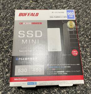 BUFFALO SSD-PGM960U3-W/N バッファロー ポータブル SSD 960GB
