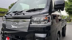 ダイハツ ハイゼットトラック (2021年12月～) ジャンボ 標準 S500P/S510P アイライン FRP製 ブラックマイカM X07 純正色塗装済 ペイント品
