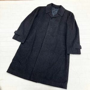 1218◎ buddup Ermenegildo Zegna エルメネジルド ゼニア トップス ステランカラー コート カシミヤ 100 ダークグレー メンズ46