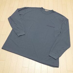 和104★ COOTIE PRODUCTIONS クーティープロダクションズ 長袖 Tシャツ ロンT ロゴプリント S メンズ ブルー