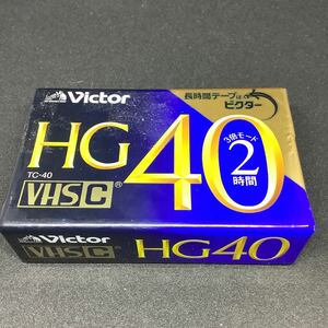  Victor 40 minute HG VHS-C videotape TC-40HGD