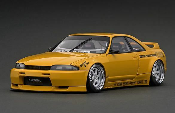 イグニッションモデル IG3033 1/18 PANDEM GT-R (BCNR33) Yellow レジンモデルカー R33 日産 スカイライン メーカー完売