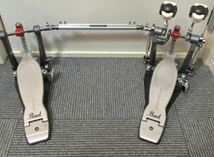 Pearl P-1032R Red Eliminator Solo Red Double Pedal Double Chain Drive 【展示試奏品】ツインペダル Pearl _画像1